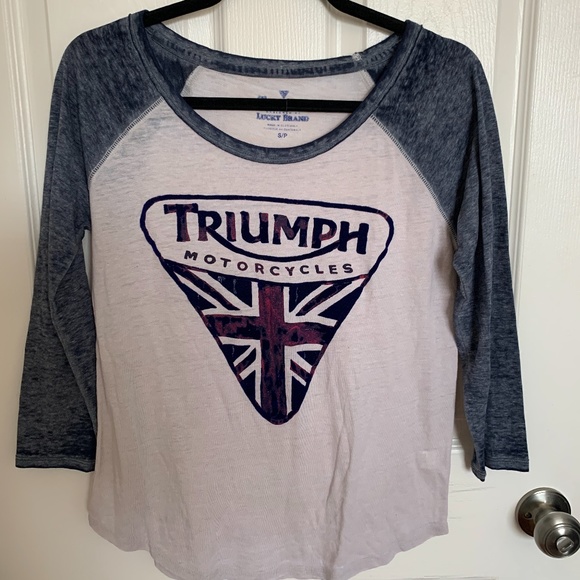 Lucky Brand Triumph Baseball Tee - Picture 1 of 3